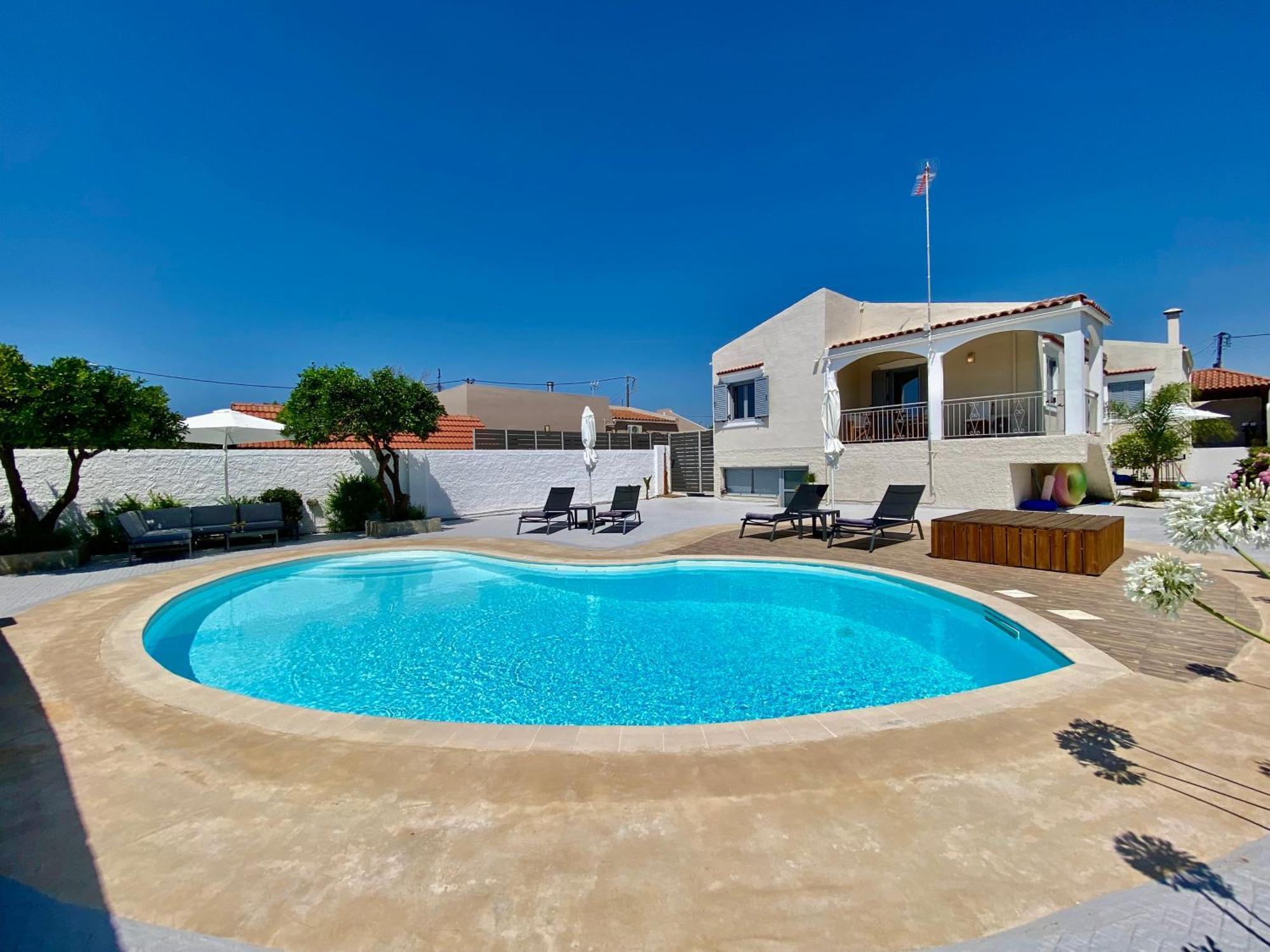 Villa Elena - Private Villa In The Heart Of Nature Chania  Exterior photo
