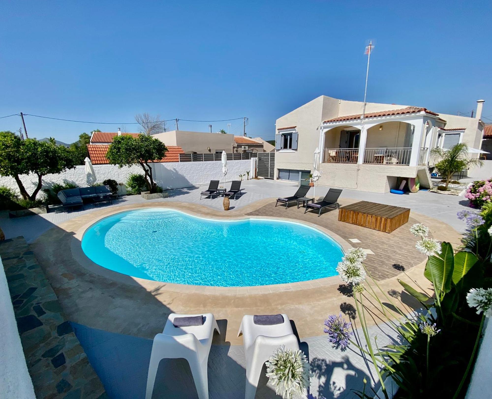 Villa Elena - Private Villa In The Heart Of Nature Chania  Exterior photo